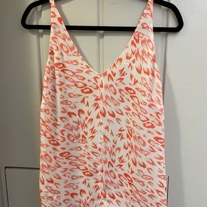 Beautiful Cabi tank in Cream & Orange XS